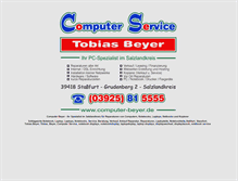 Tablet Screenshot of computer-beyer.de